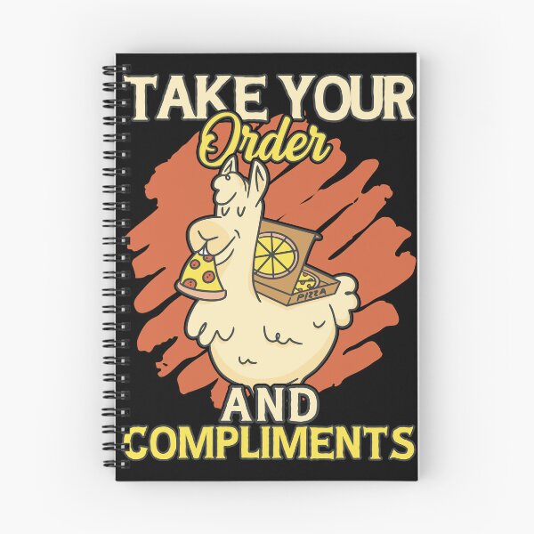 Item preview, take your order and compliments - funny for waiters and food lovers designed and sold by PECCATOR.