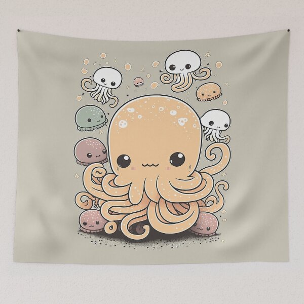 Item preview, Adorable ocean creature: The giant octopus designed and sold by JOLI Design.