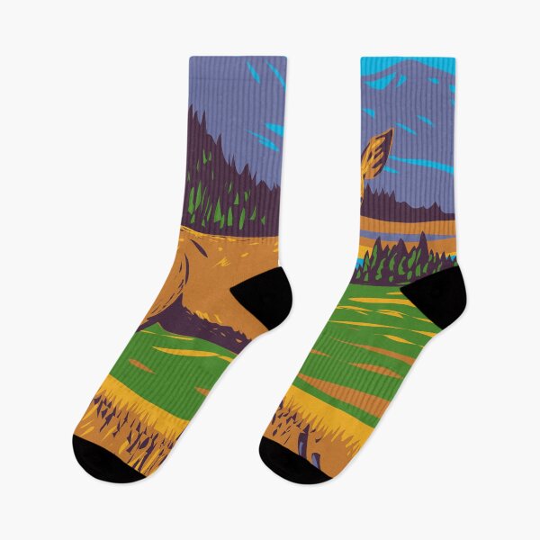 Item preview, Yellowstone National Park Mule Deer Vintage designed and sold by KrisSidDesigns.