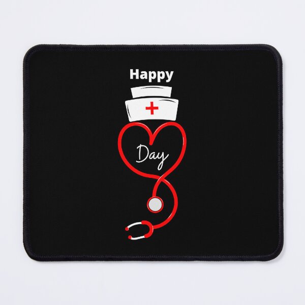 Item preview, Happy International Nurse Day, Funny Stethoscope Heart Red Gifts designed and sold by PrintOfi.