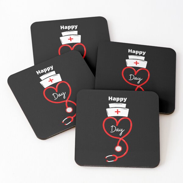 Item preview, Happy International Nurse Day, Funny Stethoscope Heart Red Gifts designed and sold by PrintOfi.