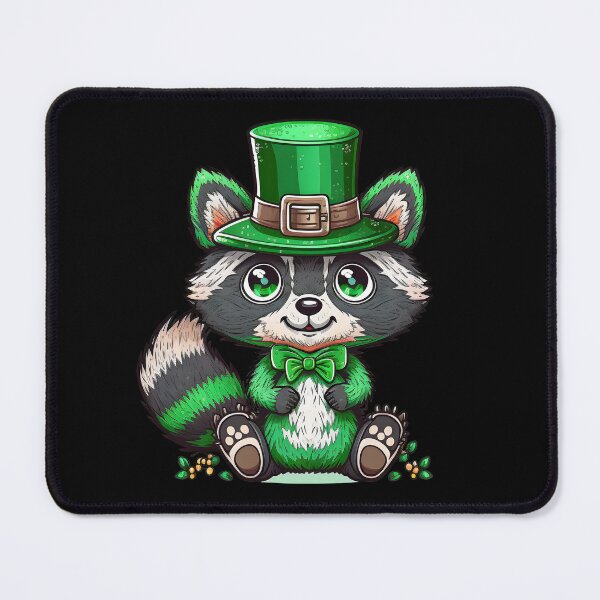 Item preview, Raccoon Leprechaun Funny Racoon Lover Shamrock St Patrick's Day designed and sold by SecretDicer.