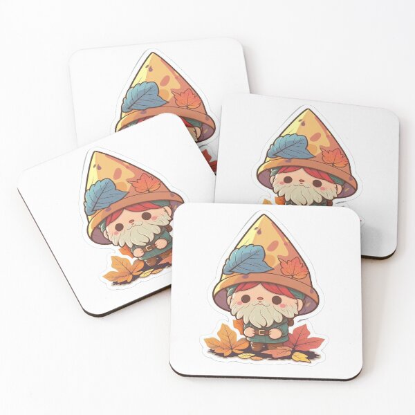 Item preview, Cute autumn-themed gnome designed and sold by fractalkuzy.
