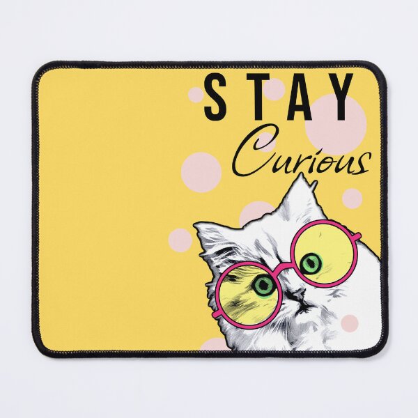 Item preview, Stay Curious Cat Coffee Sunshine designed and sold by Popworks.