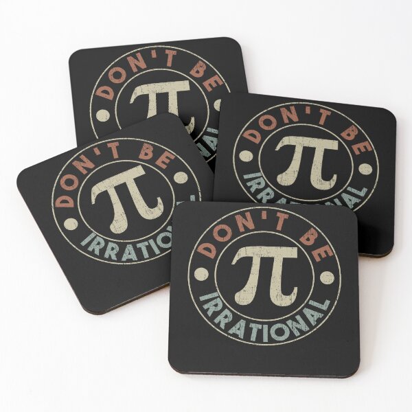 Item preview, Funny Pi Day Don't Be Irrational Retro Vintage Math Geeks designed and sold by MacAndMoose.