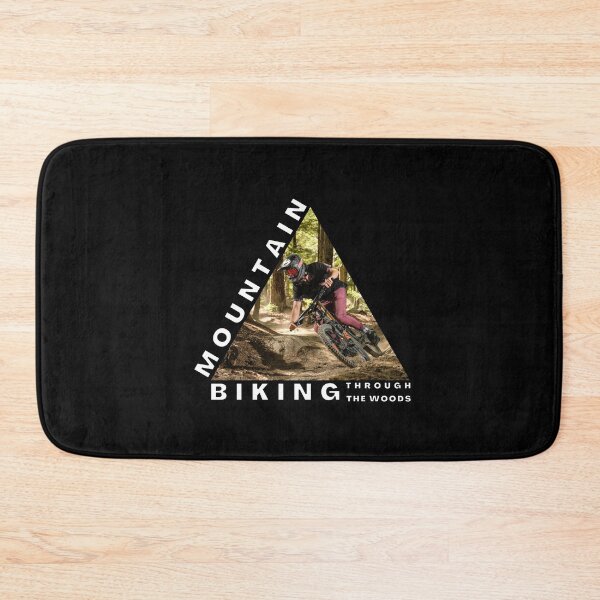 Item preview, Mountain biking through the woods designed and sold by Kizosdesign.