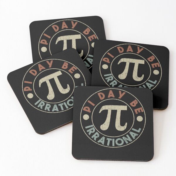 Item preview, Funny Pi Day Be Irrational Retro Vintage Math Geeks designed and sold by MacAndMoose.