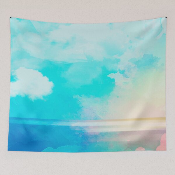 Item preview, Abstract blue heaven paints designed and sold by StreetNoise.