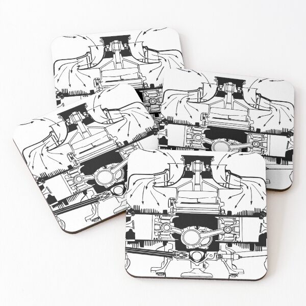 Item preview, Corvair Motor Graphic designed and sold by FlatSixGraphics.