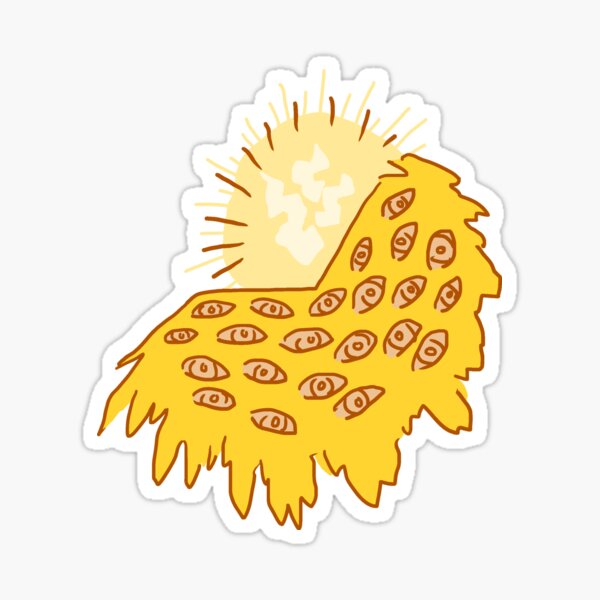 Ange Métatron Jaune Sticker Sticker