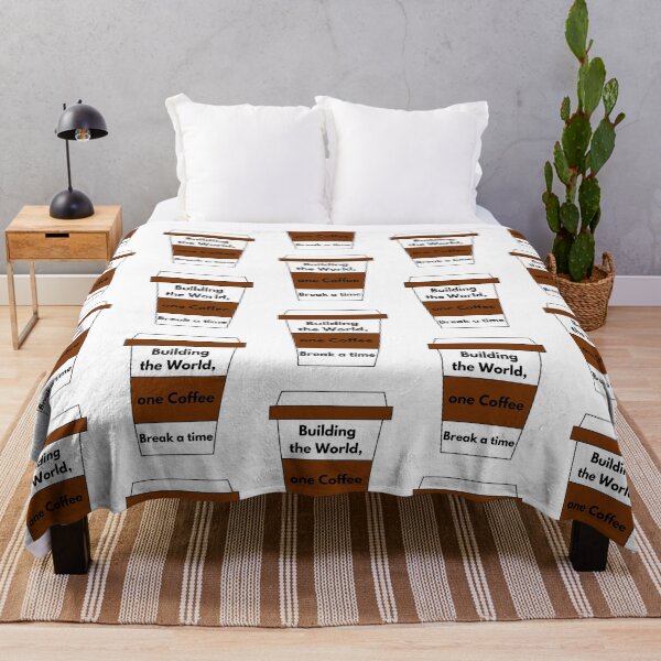 Item preview, Building The World one Coffee Break a time designed and sold by WearYourMood.