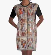Sistine Chapel Graphic T-Shirt Dress