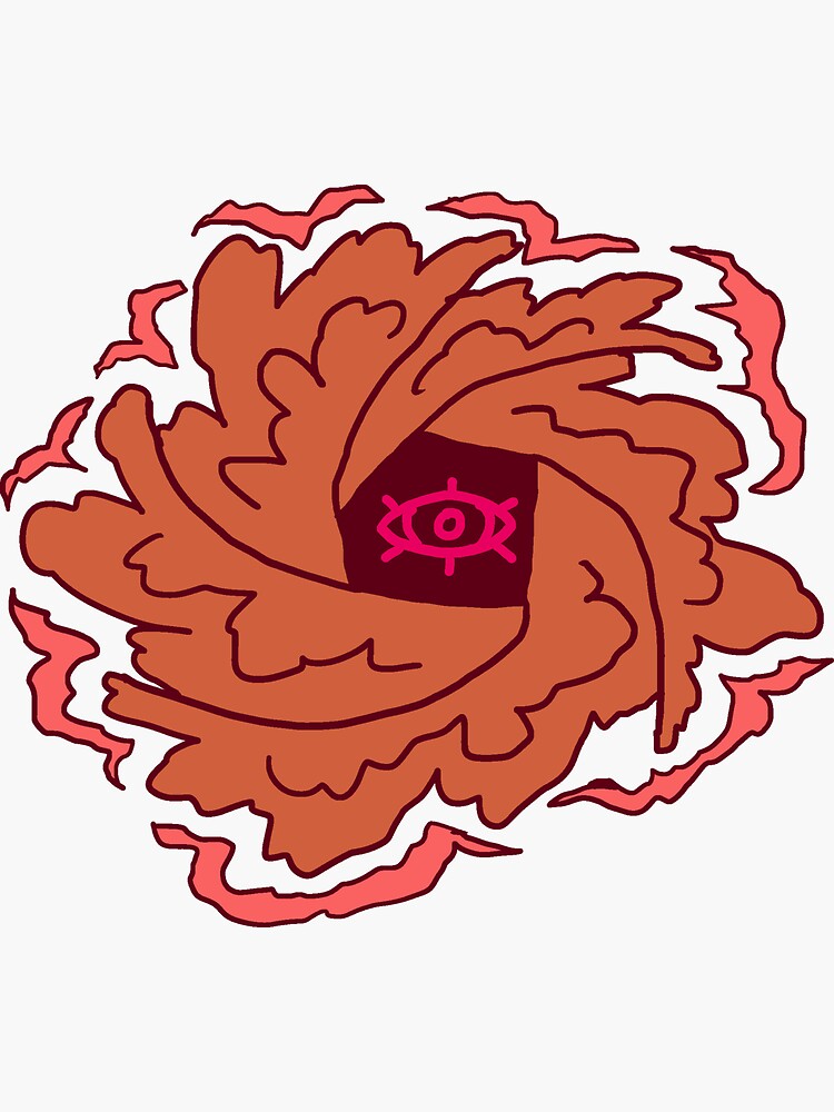 Aperçu 3 sur 3. Sticker avec l'œuvre Ange Séraphin Rouge Sticker créée et vendue par KPWU.