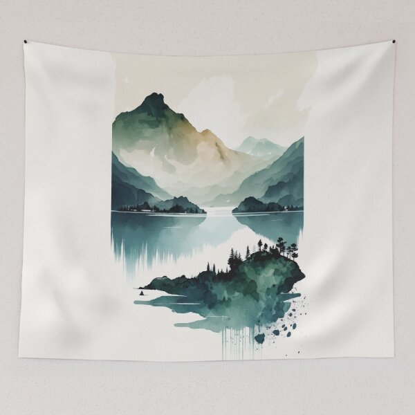 Item preview, Watercolor Naturescape  designed and sold by Enea Kelo.