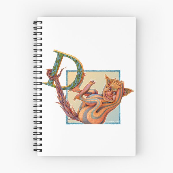 Item preview, Letter D - Alphabet - Monster - Guardian and Protector designed and sold by Gretchen Deahl.