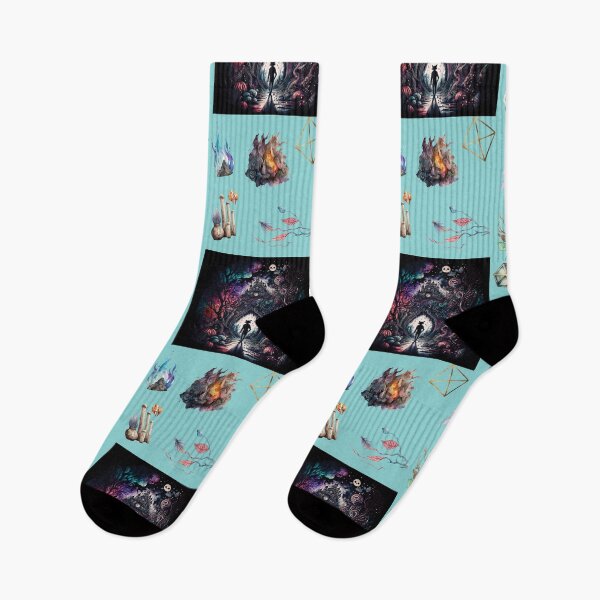 Item preview, DARK AND MYSTICAL WONDERLAND ON AQUA designed and sold by ORIGENcreate.