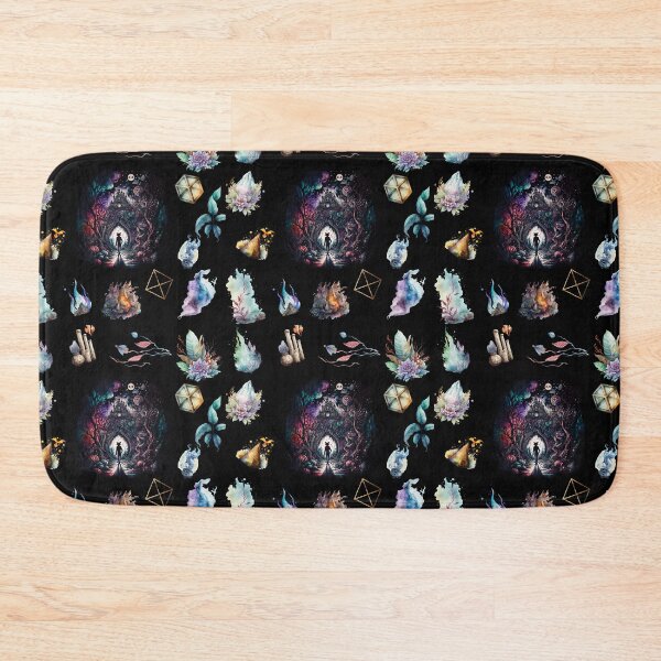 Item preview, DARK AND MYSTICAL WONDERLAND ON BLACK designed and sold by ORIGENcreate.