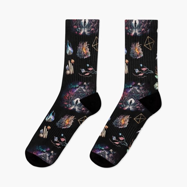Item preview, DARK AND MYSTICAL WONDERLAND ON BLACK designed and sold by ORIGENcreate.