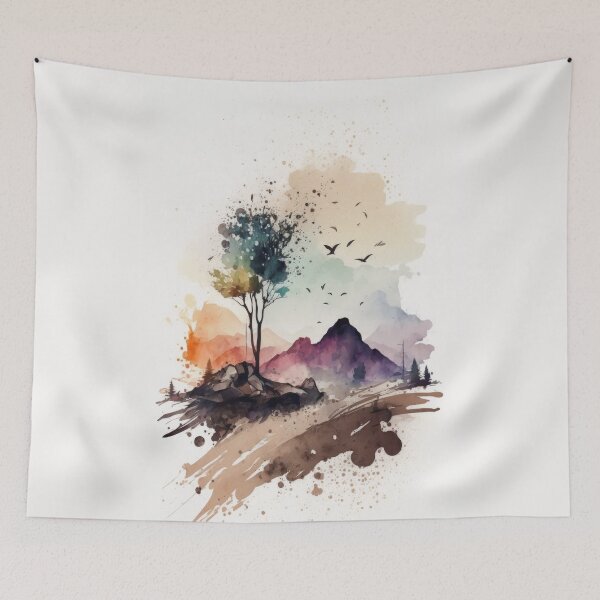 Item preview, Watercolor Naturescape  designed and sold by Enea Kelo.