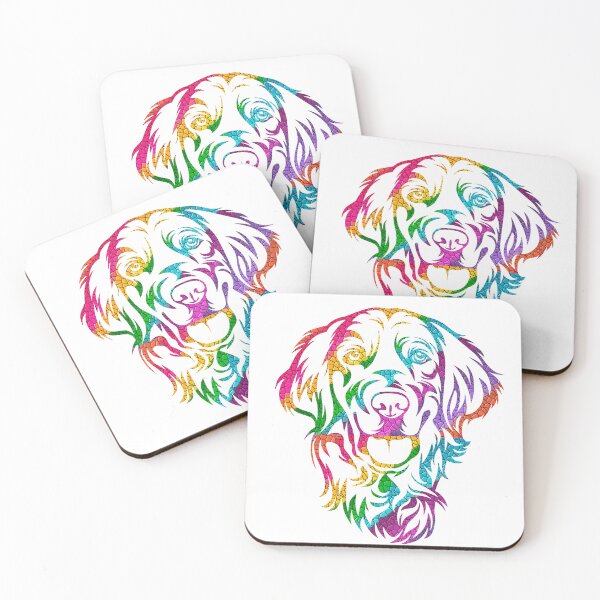 Item preview, Solidarity Multicolor Golden Retriever designed and sold by FAUNIASOLIDARIA.