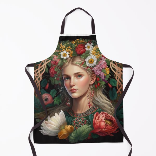 Item preview, Ukrainian  Girl with flowers designed and sold by m-litomirskaya.