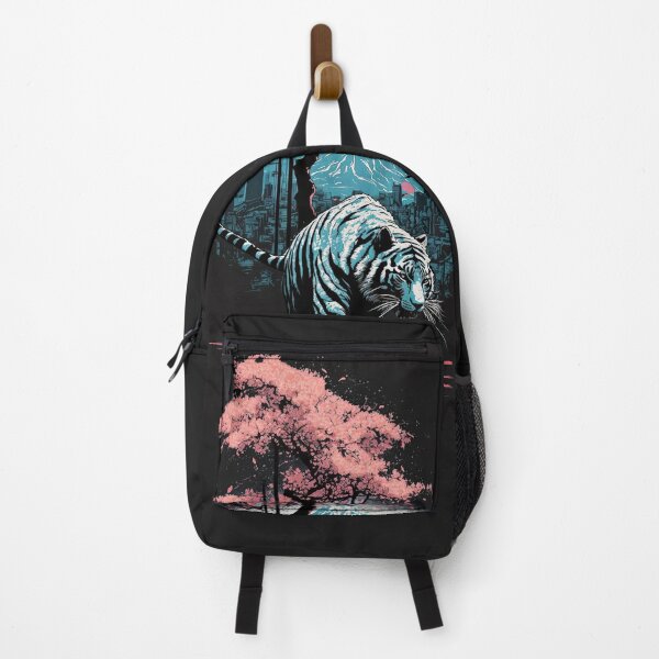 Item preview, White Tiger Tokyo Mt Fuji Street Stalker  designed and sold by wildcrazylove.