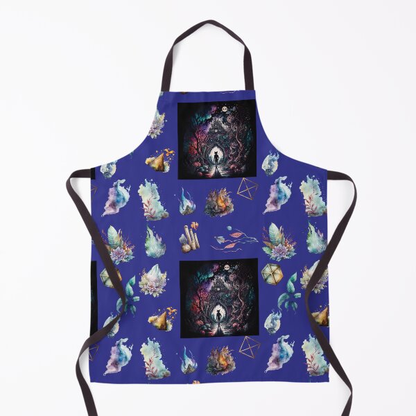 Item preview, DARK AND MYSTICAL WONDERLAND ON BLUE designed and sold by ORIGENcreate.
