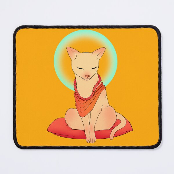 Item preview, Monastic Cat Buddha designed and sold by seekerofweird.