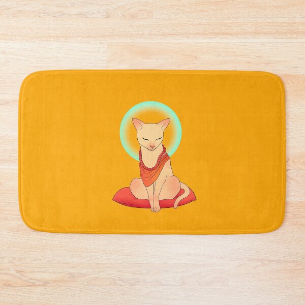 Item preview, Monastic Cat Buddha designed and sold by seekerofweird.
