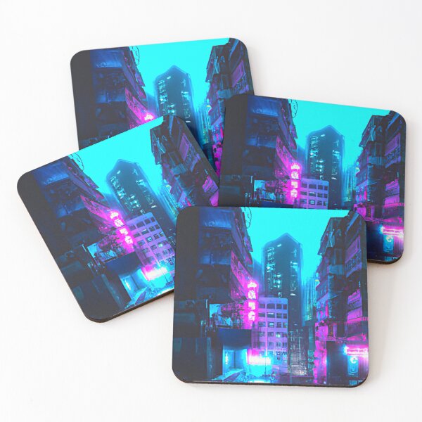 Item preview, Moody Cybercity  | Dystopify  designed and sold by Dystopify.