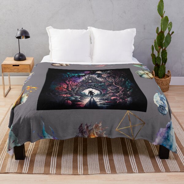 Item preview, DARK AND MYSTICAL WONDERLAND ON GRAY designed and sold by ORIGENcreate.
