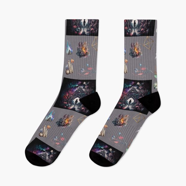 Item preview, DARK AND MYSTICAL WONDERLAND ON GRAY designed and sold by ORIGENcreate.