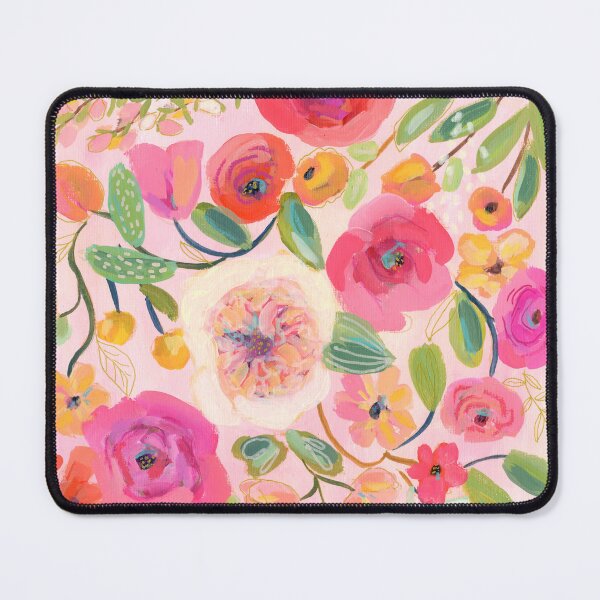 Item preview, Pink Floral Art Print designed and sold by Suzanne Allard Design.