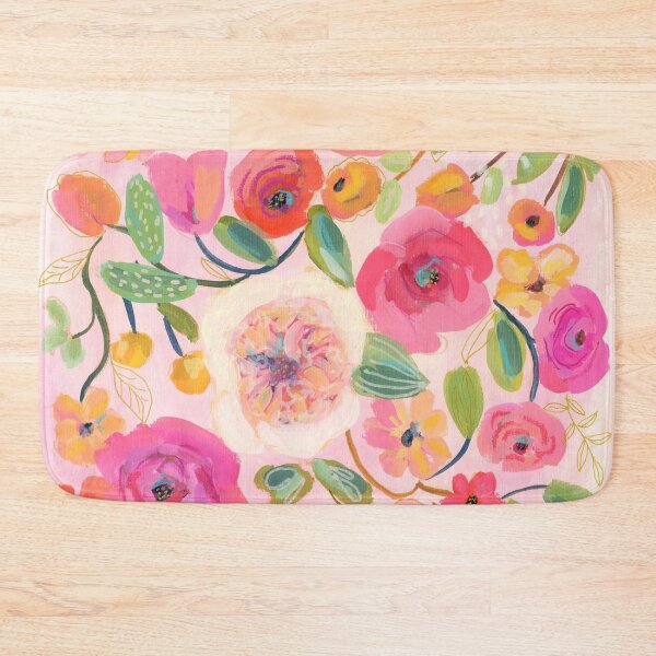 Item preview, Pink Floral Art Print designed and sold by Suzanne Allard Design.