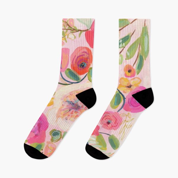 Item preview, Pink Floral Art Print designed and sold by Suzanne Allard Design.