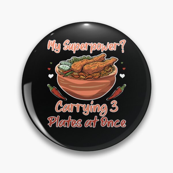 Item preview, my superpower? carrying 3 plates at once - funny for waiters and food lovers designed and sold by PECCATOR.