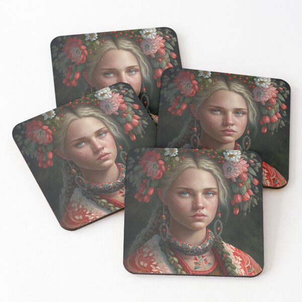 Item preview,   Girl with flowers designed and sold by m-litomirskaya.