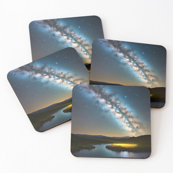 Item preview, The Magic of Night: Stunning Landscape with Andromeda Galaxy in View designed and sold by D3monic.