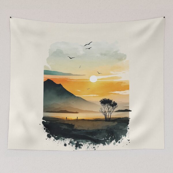 Item preview, Watercolor Naturescape  designed and sold by Enea Kelo.