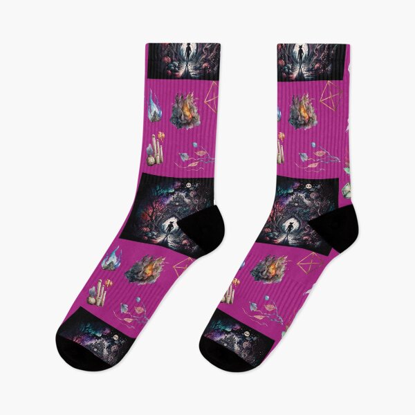 Item preview, DARK AND MYSTICAL WONDERLAND ON PINK designed and sold by ORIGENcreate.