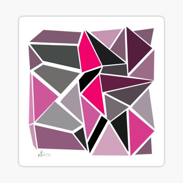 Greys' magenta Sticker