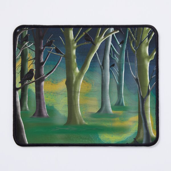 Item preview, Blackbird Forest with Pigeon Guests designed and sold by KateVanFloofno1.