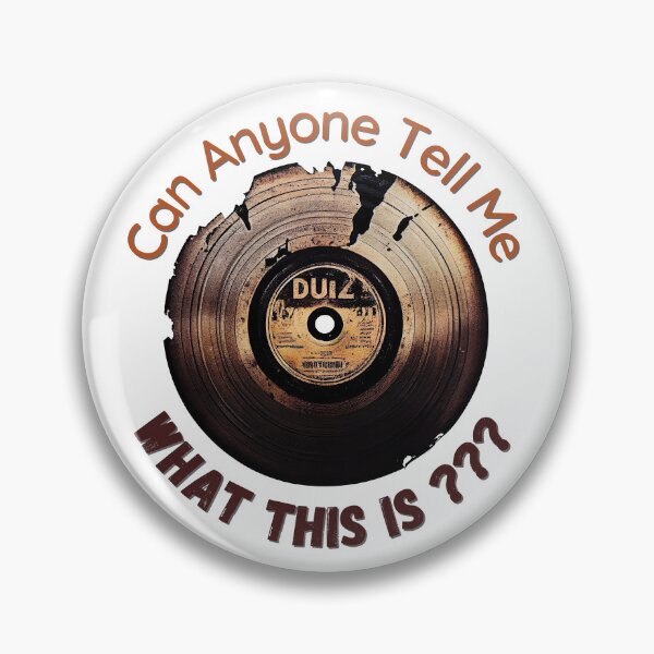 Item preview, Old Vinyl Record Urban Grunge Style - Can Anyone Tell Me What This Is ??? designed and sold by GotPink.