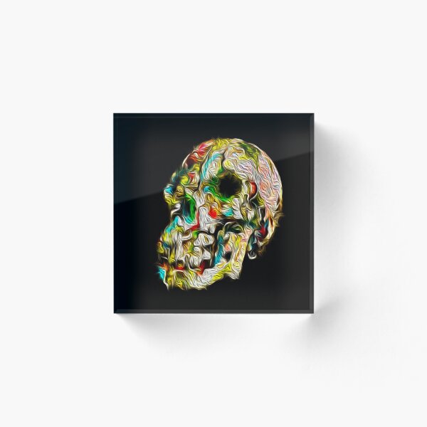 Item preview, Art Skull, Skull Sticker, Hydro Sticker, Goth Art, Tattoo Art, Crystal Skull, Viking Art, Tibetan Art, Mayan Skull, Skull Art, Unique Skull, Magic Skull, Fantasy Skull, Skull Wear, Norse Art designed and sold by MEAStudios.