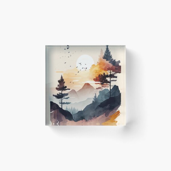 Item preview, Watercolor Naturescape  designed and sold by Enea Kelo.