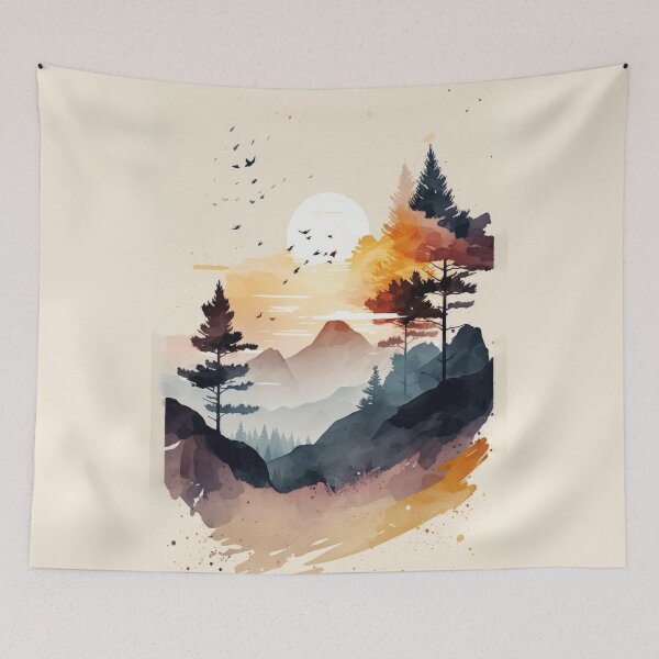 Item preview, Watercolor Naturescape  designed and sold by Enea Kelo.