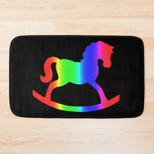 Item preview, Rainbow Rocking Horse Silhouette  designed and sold by Deborah Camp.