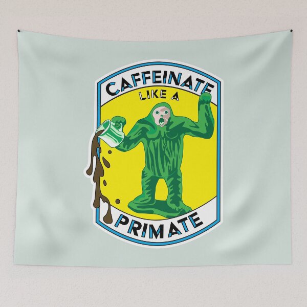 Item preview, Caffeinate Like A Primate designed and sold by coalbox.