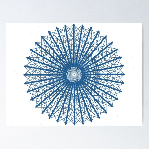 Item preview, Blue mandala designed and sold by Juliane  Heinecke.