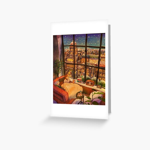 A white winter Greeting Card